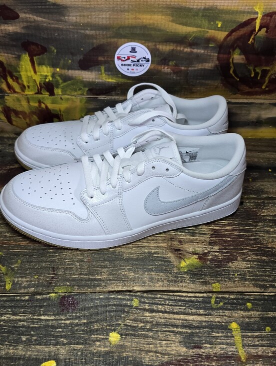 New Mens Nike Air Jordan 1 Low G Spikeless Golf DD9315-111 White Gum Sz 10.5, 12 main image 4